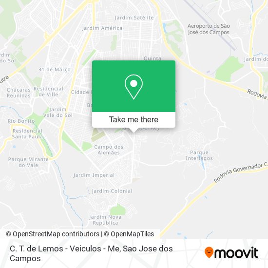 C. T. de Lemos - Veiculos - Me map
