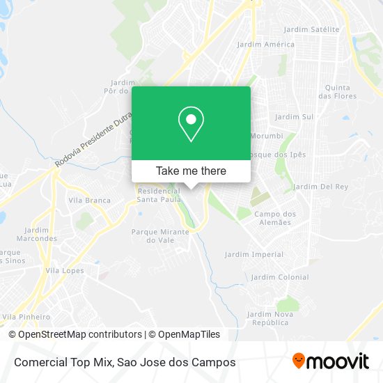 Comercial Top Mix map