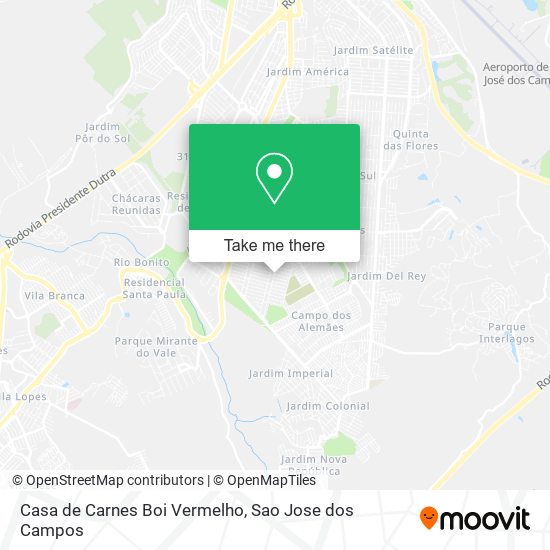 Casa de Carnes Boi Vermelho map