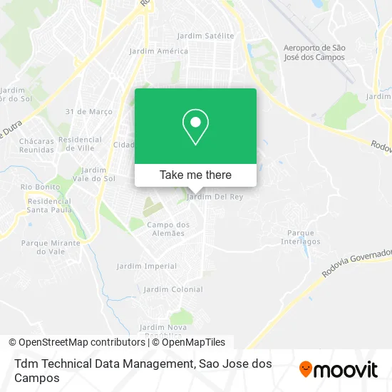 Tdm Technical Data Management map