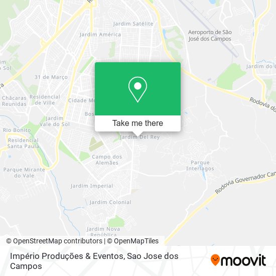 Império Produções & Eventos map