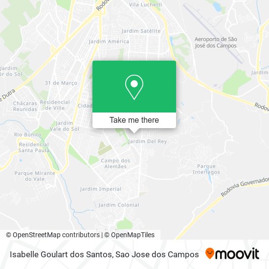 Isabelle Goulart dos Santos map