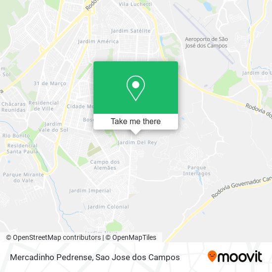 Mercadinho Pedrense map