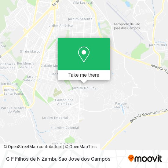 G F Filhos de N'Zambi map