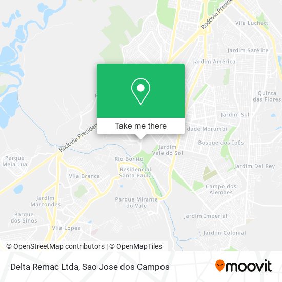 Delta Remac Ltda map