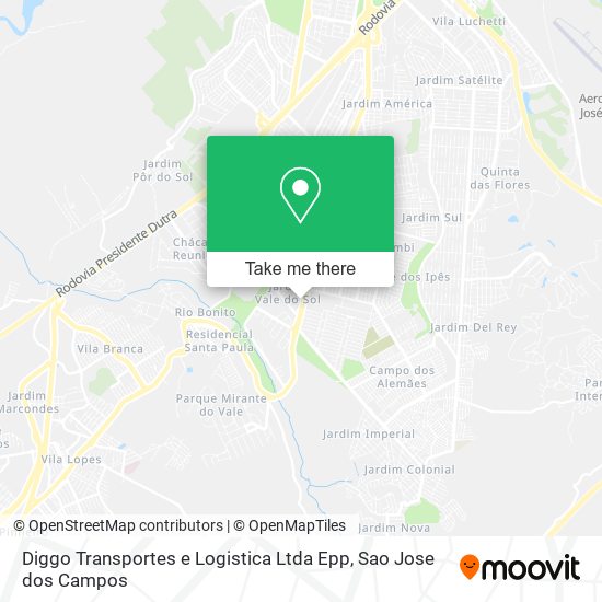 Diggo Transportes e Logistica Ltda Epp map
