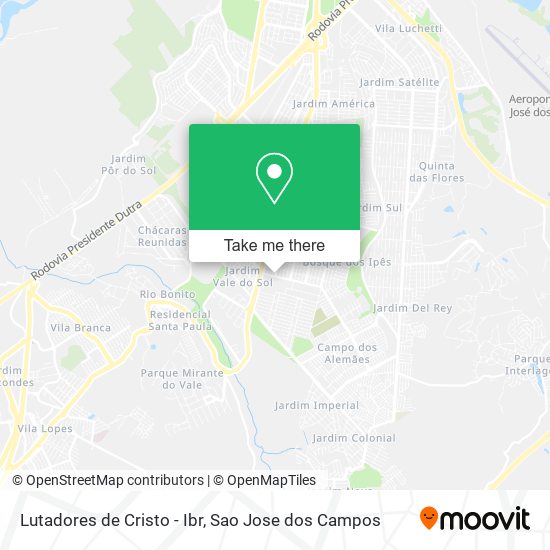 Lutadores de Cristo - Ibr map