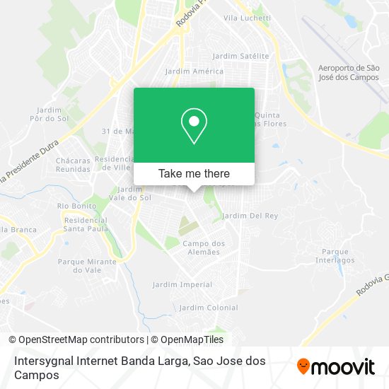 Intersygnal Internet Banda Larga map