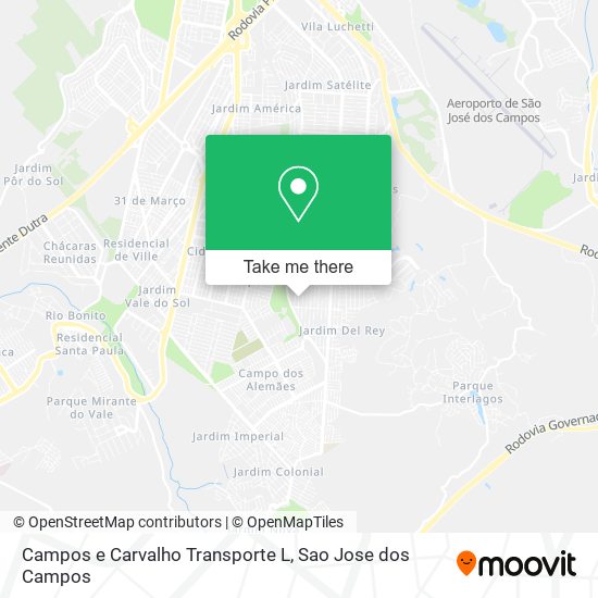 Campos e Carvalho Transporte L map