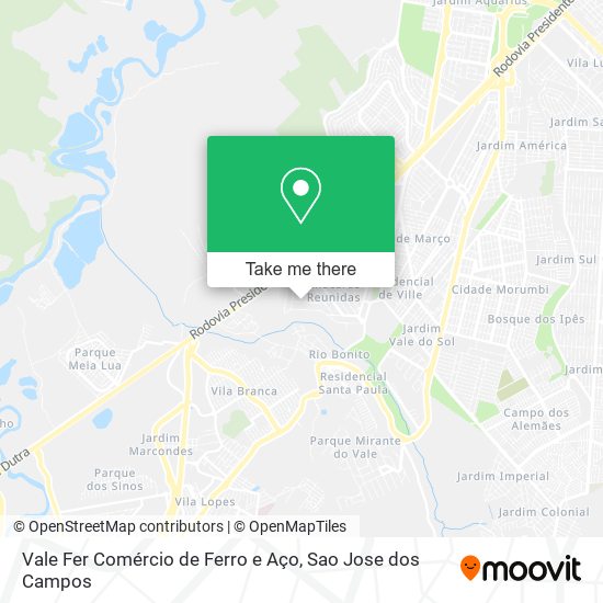 Vale Fer Comércio de Ferro e Aço map