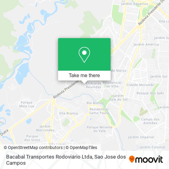 Bacabal Transportes Rodoviário Ltda map