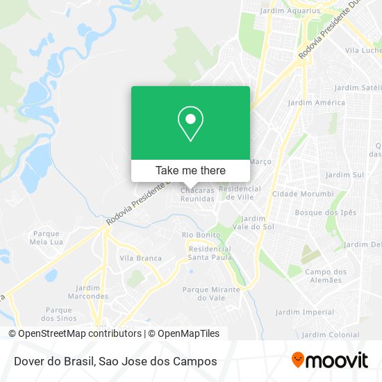 Dover do Brasil map