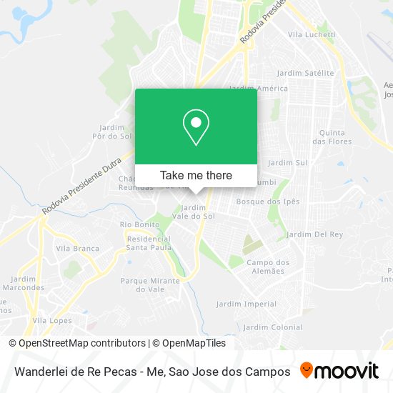 Wanderlei de Re Pecas - Me map