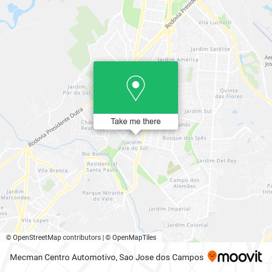 Mecman Centro Automotivo map