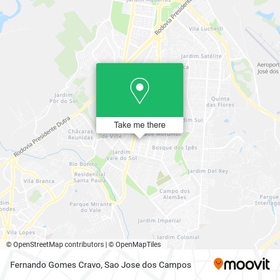 Fernando Gomes Cravo map