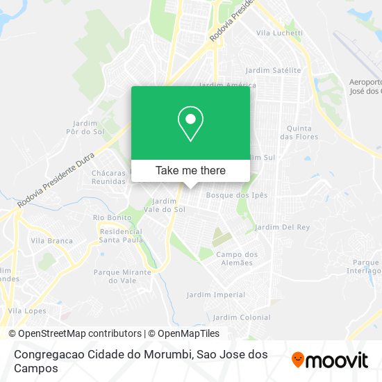 Congregacao Cidade do Morumbi map