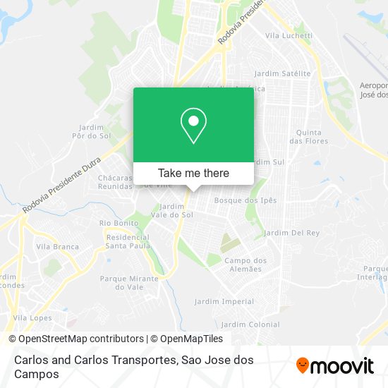 Mapa Carlos and Carlos Transportes