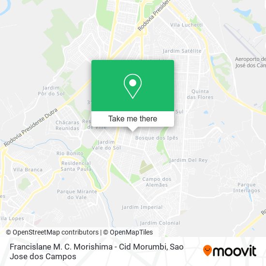 Mapa Francislane M. C. Morishima - Cid Morumbi