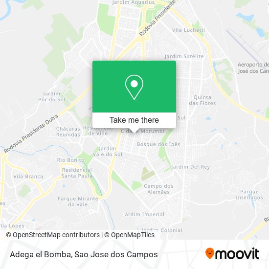 Mapa Adega el Bomba