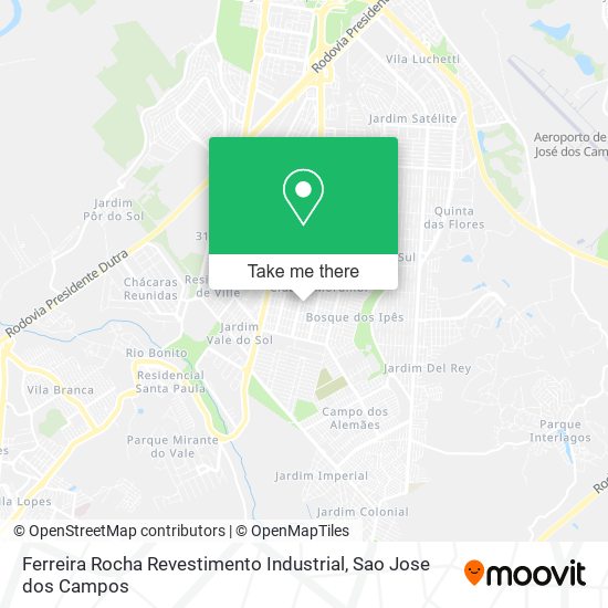Ferreira Rocha Revestimento Industrial map