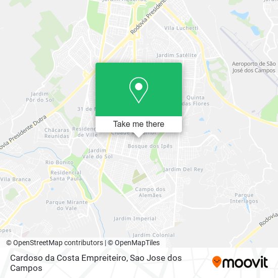 Cardoso da Costa Empreiteiro map