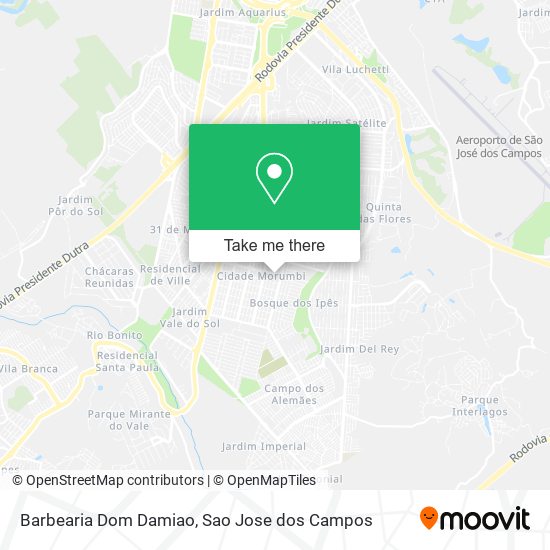 Barbearia Dom Damiao map