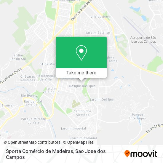 Sporta Comércio de Madeiras map