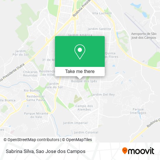 Sabrina Silva map