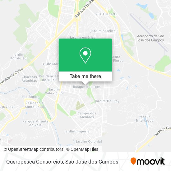 Queropesca Consorcios map
