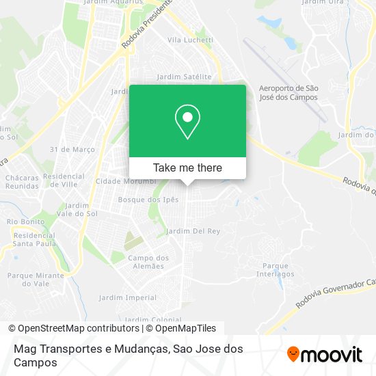 Mapa Mag Transportes e Mudanças