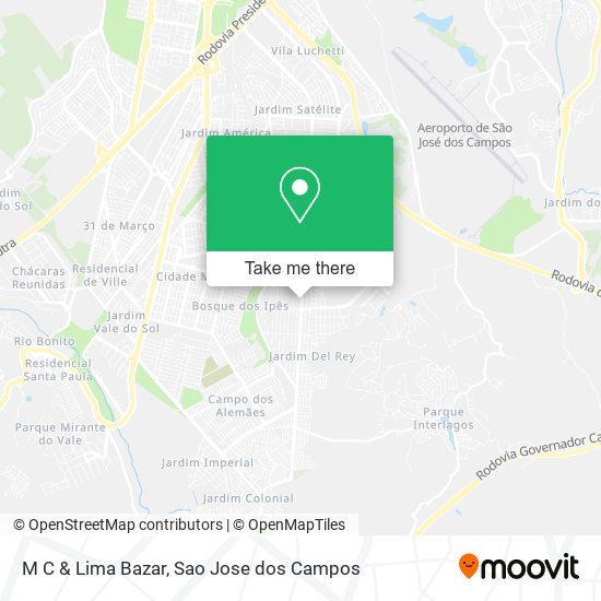 M C & Lima Bazar map