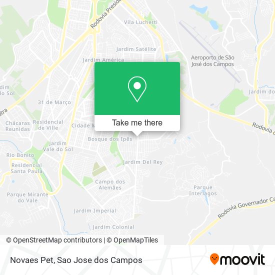 Novaes Pet map