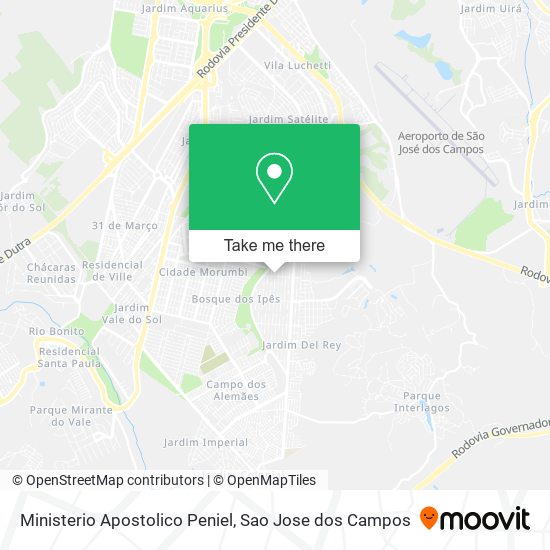 Ministerio Apostolico Peniel map