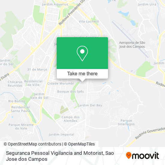 Seguranca Pessoal Vigilancia and Motorist map