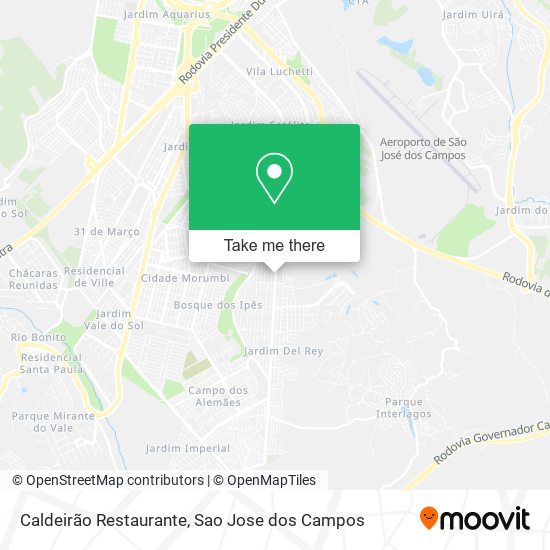 Mapa Caldeirão Restaurante