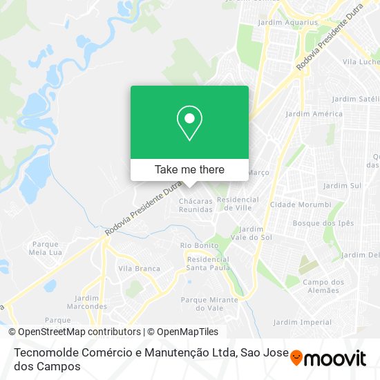 Tecnomolde Comércio e Manutenção Ltda map