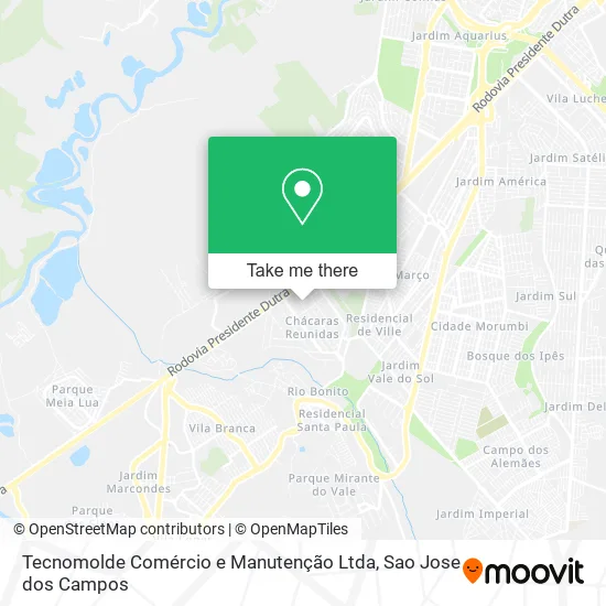 Tecnomolde Comércio e Manutenção Ltda map
