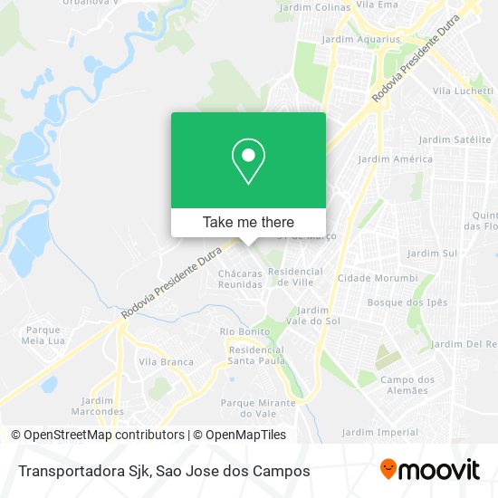 Transportadora Sjk map