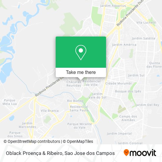 Oblack Proença & Ribeiro map