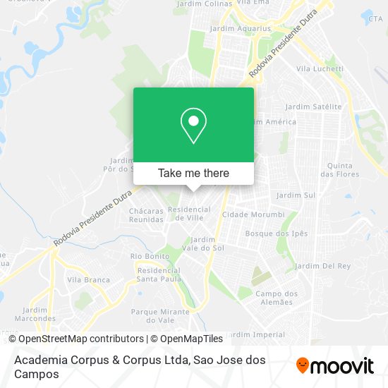 Mapa Academia Corpus & Corpus Ltda