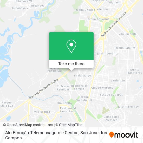 Alo Emoção Telemensagem e Cestas map