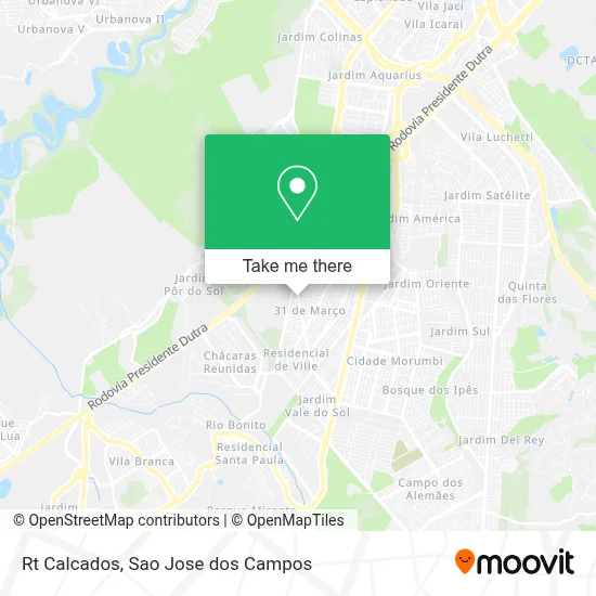 Rt Calcados map