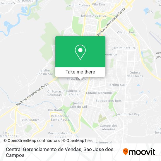 Central Gerenciamento de Vendas map