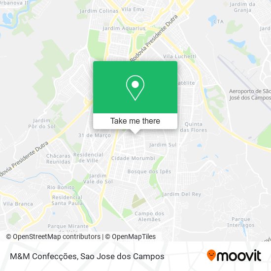 M&M Confecções map