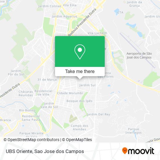 UBS Oriente map