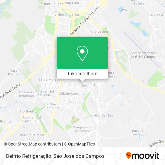 Delfrio Refrigeração map