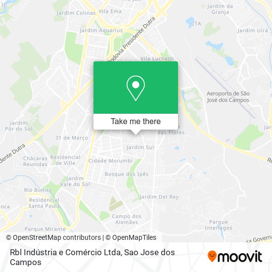 Rbl Indústria e Comércio Ltda map