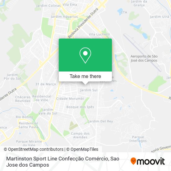 Martinston Sport Line Confecção Comércio map
