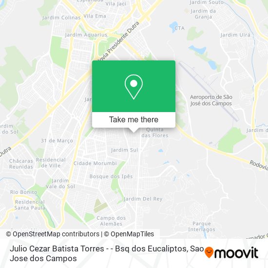 Julio Cezar Batista Torres - - Bsq dos Eucaliptos map