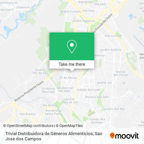 Trivial Distribuidora de Gêneros Alimentícios map